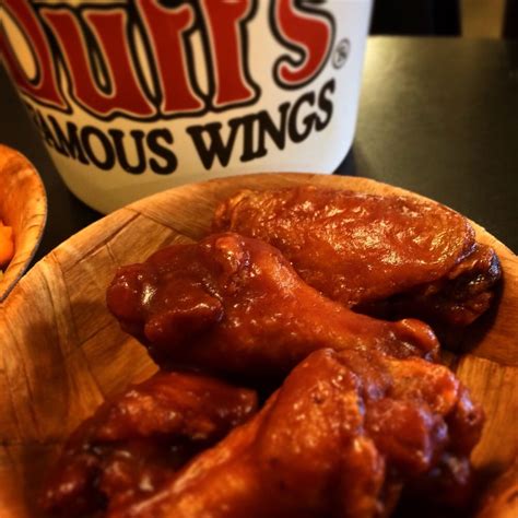 Duffs wings - Duff's offers a variety of wing sauces ranging from a classic mild heat to their "Armageddon" wings. 2. Aside from their famous finger food, they offer a variety of interesting appetizers, such as ...